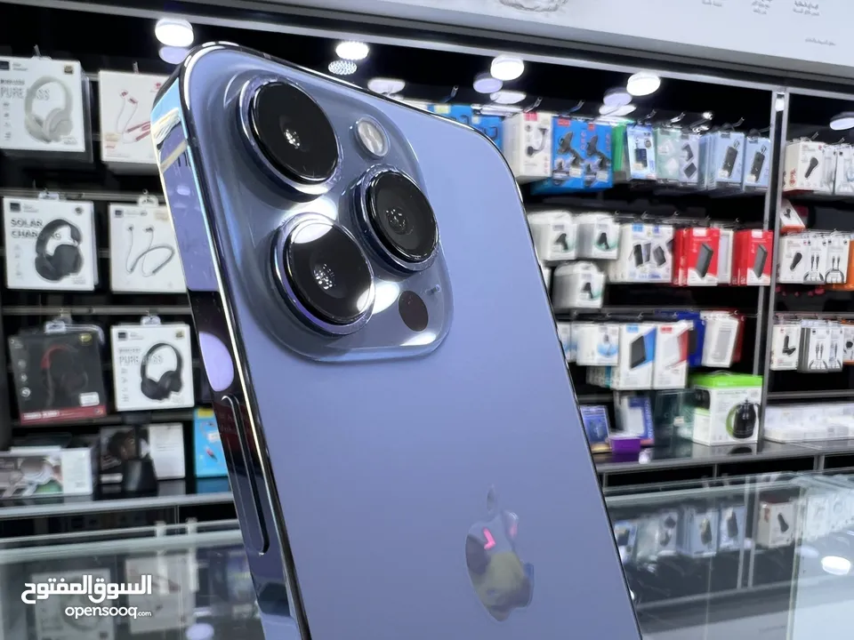 iPhone 13 Pro 256 GB ايفون 13 برو مستعمل استعمال بحالة ممتازة (مش مصلح او مغير اي قطعة) بطارية اصلية