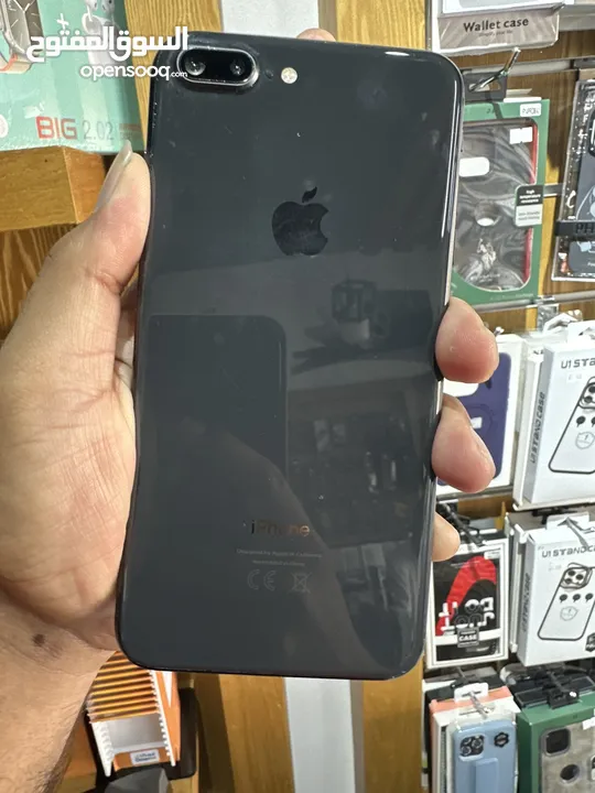 Black iPhone 8 Plus 64Gb Used