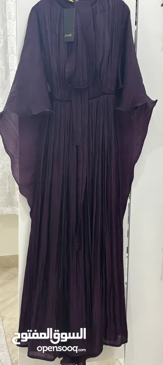 فستان عرس عنابي