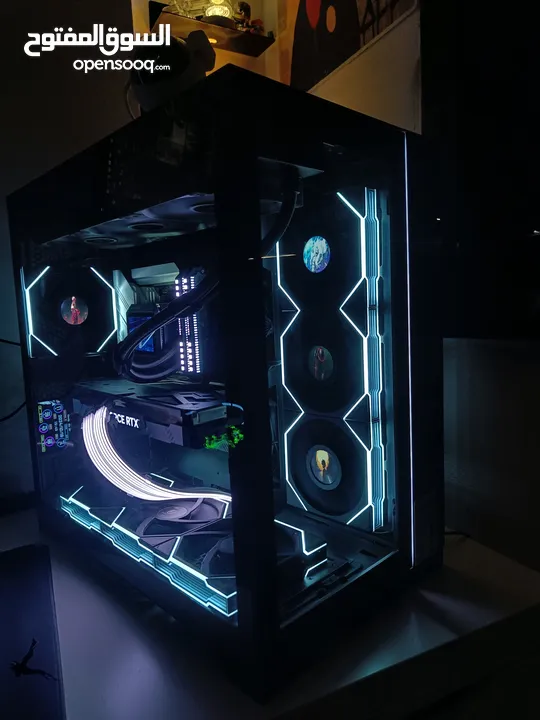 project zero on lian li o11d evo gaming pc rtx4070 ryzen 5 7600x 32gb 1tbM.2