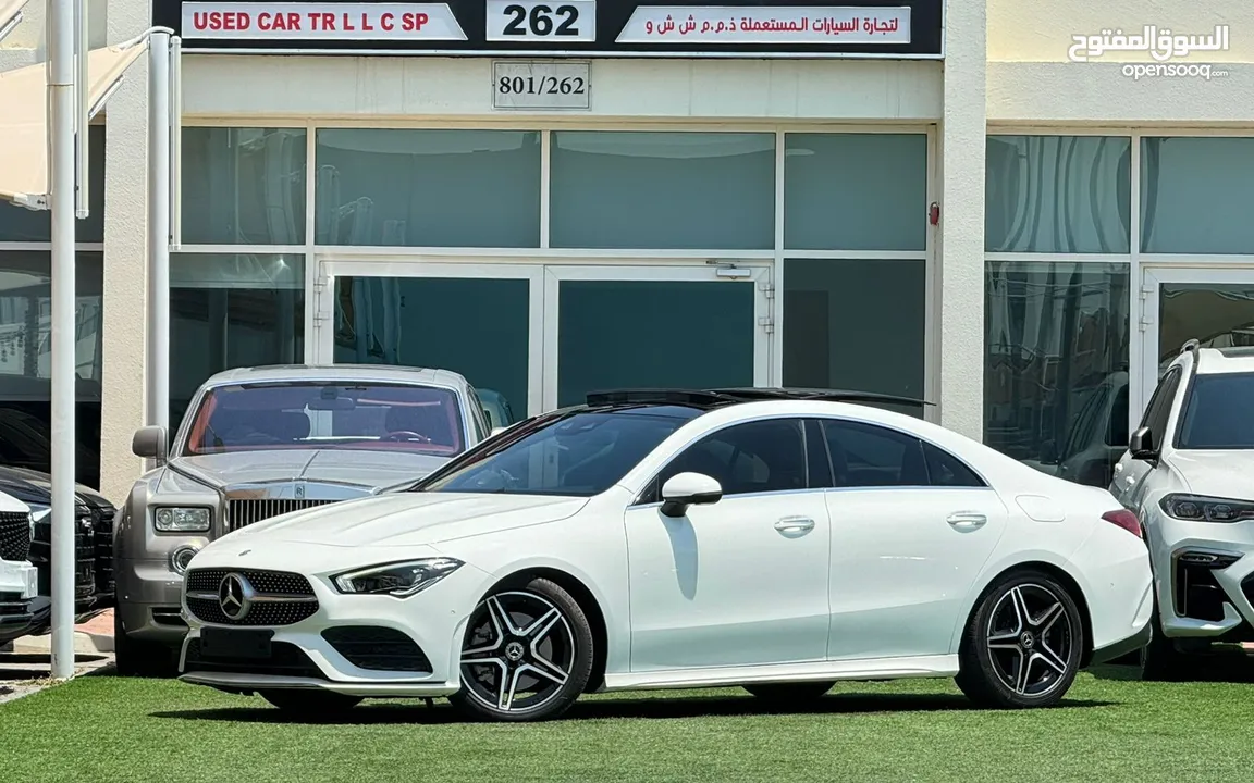 MERCEDES BENZ AMG CLA250 GCC 2021 FULL OPTION PERFECT CONDITION ORIGINAL PAINT