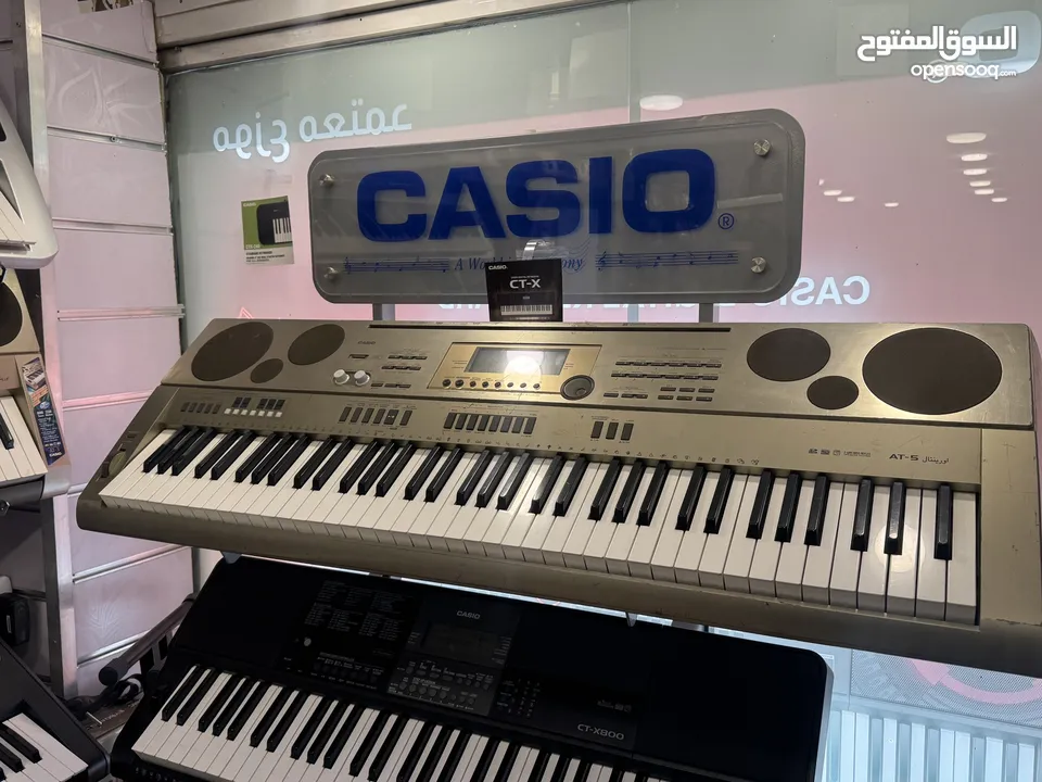 ‏Casio AT-5 اورينتال  بحاله ممتازه بافضل