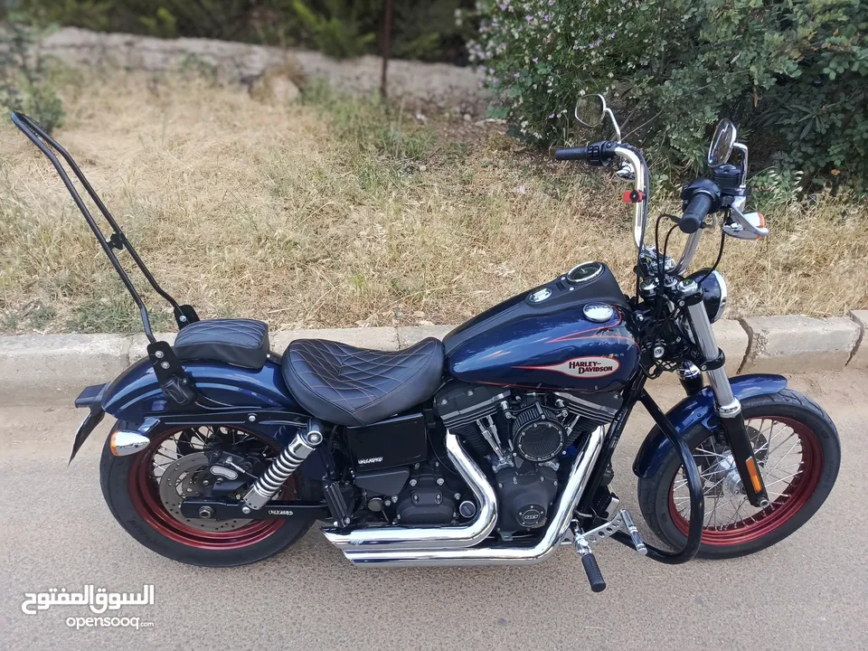 Harley Davidson street bob 2013.1700ccبحاله الوكاله