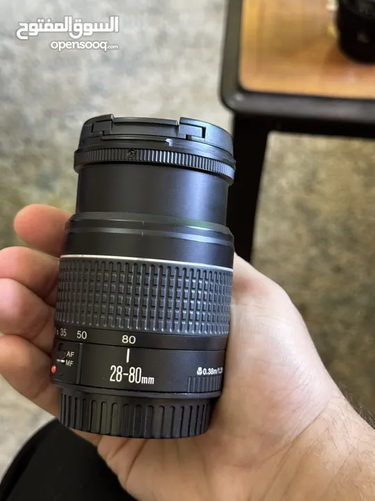 عدسات للبيع وشنتة وميموري عدسة 50mm 1.4 وعدسة 28/80
