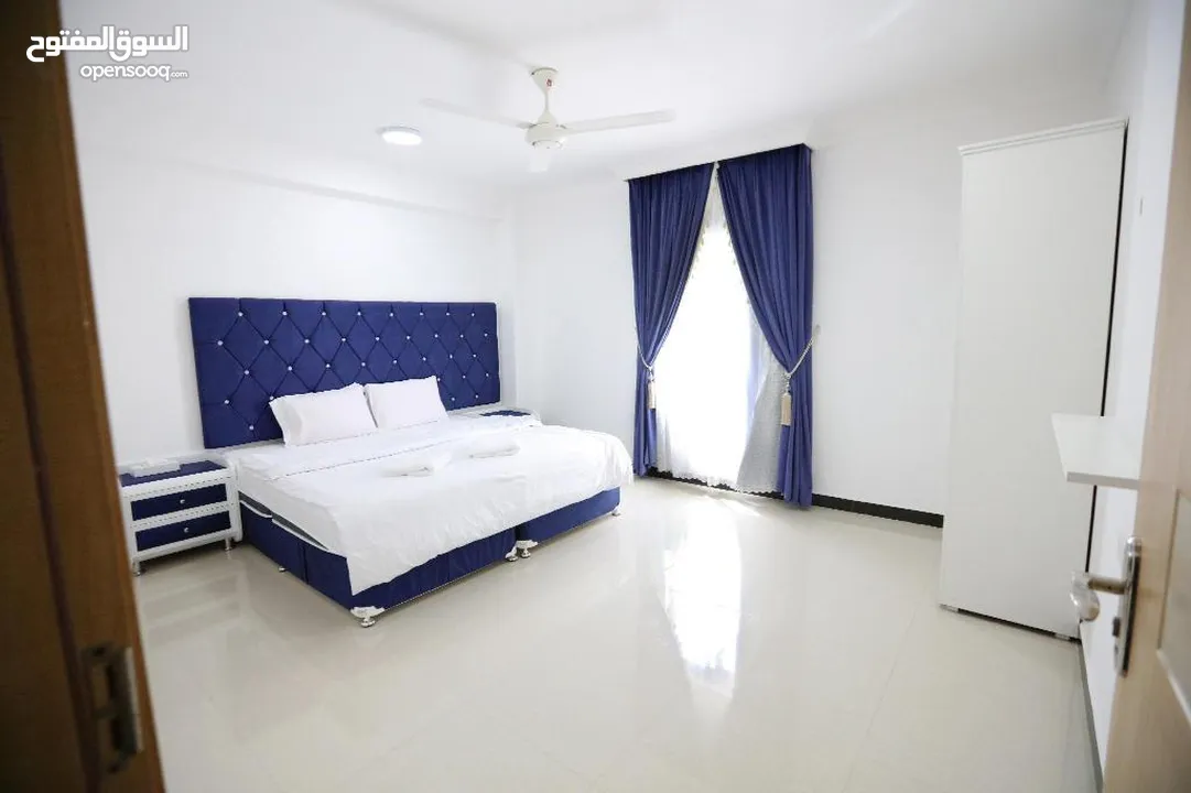 FURNISHED DAILY AND MONTHLY IN MUSCAT MAABILAH  غرف وشقق فندقية للأجار في مسقط