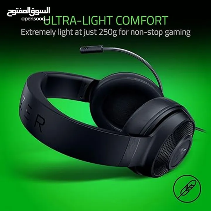 سماعة الألعاب Razer Kraken X خفيفة الوزن: 7.1 ريزر كراكين اكس خصم قوي قوي جداا