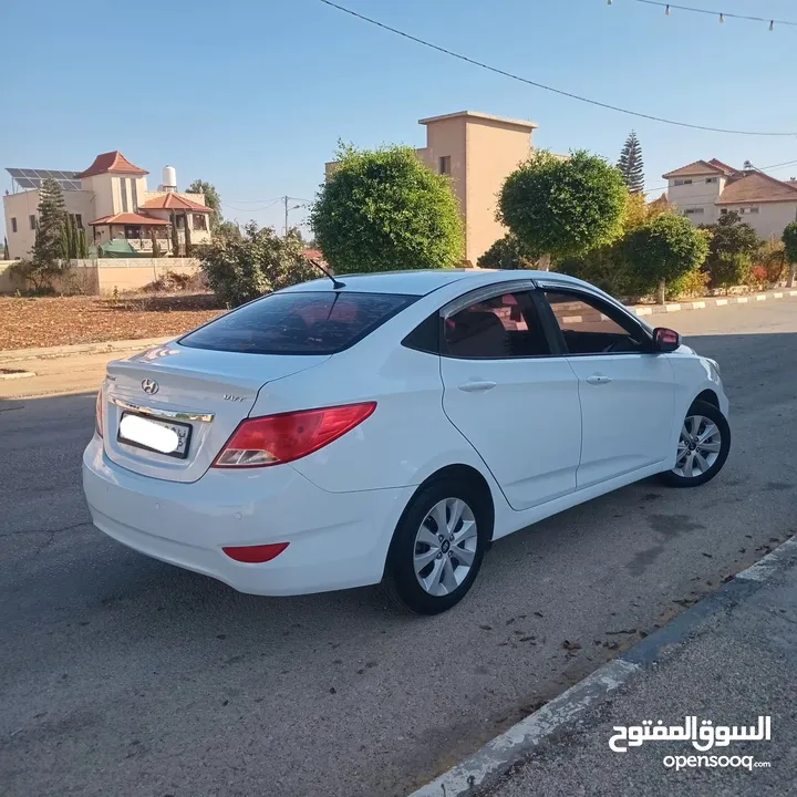 هونداي اكسنت 2016 بنزين أوتوماتيك بصمة دهان شركة