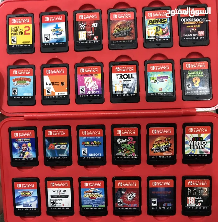 أشرطة ألعاب ننتندو سويتش - Nintendo Switch Games