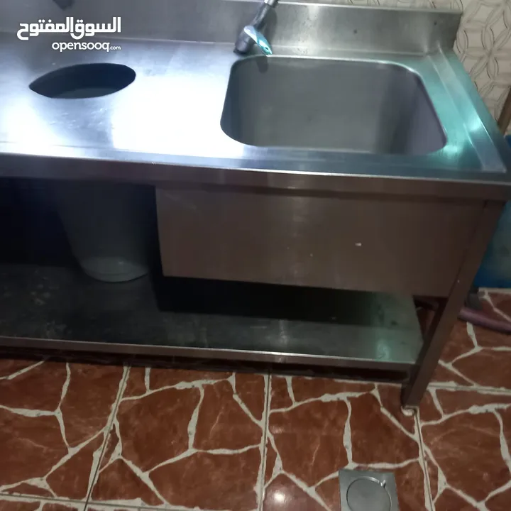 مجلى ستيلس ثقيل وطبي  طاولة ستيلس