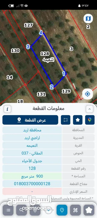 ارض للبيع في النعيمه