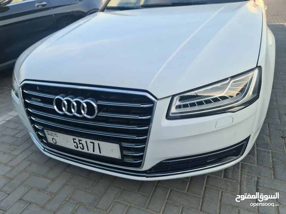 AUDI A8 GCC . 2015 .  GOOD CONDITION  . PANORAMIC  . LARG  . 151089 km . V6