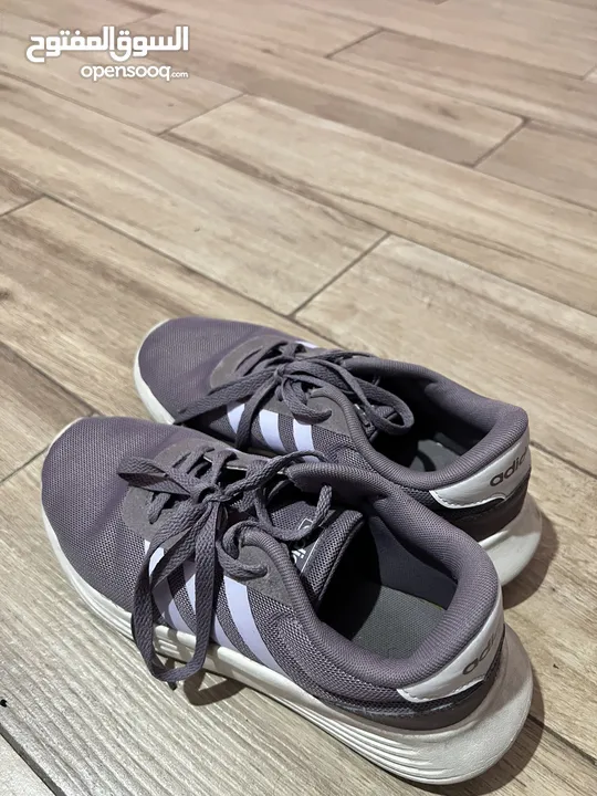 A good find!! Sporty light purple adidas shoes size 38.حذاء رياضي أديداس بنفسجي فاتح مقاس 38.