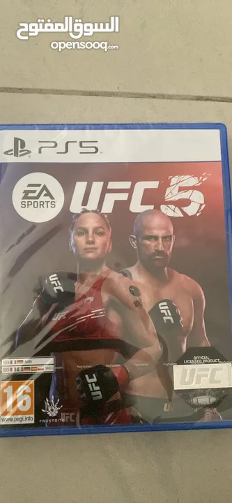 2k25 and Ufc5 PS5 new