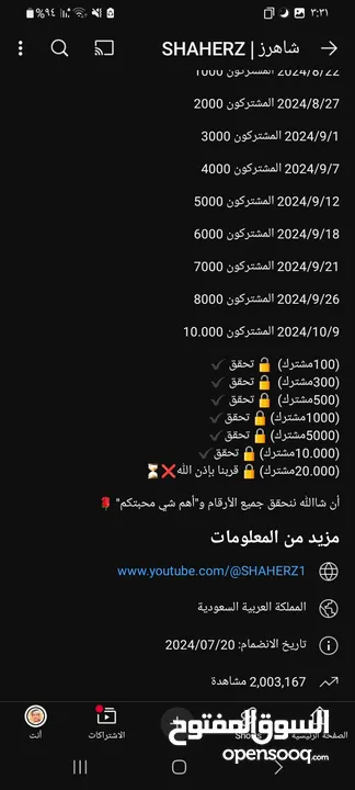 قناة يوتيوب للبيع