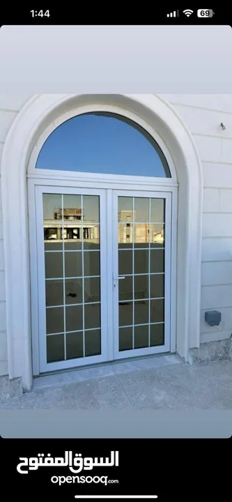 u p v c door window aluminum glass