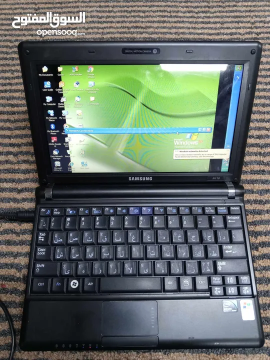 لابتوب سامسونج ميني N110  جهاز صغير وخفيف سهل الاستخدام  منافذusb بحاله الوكاله