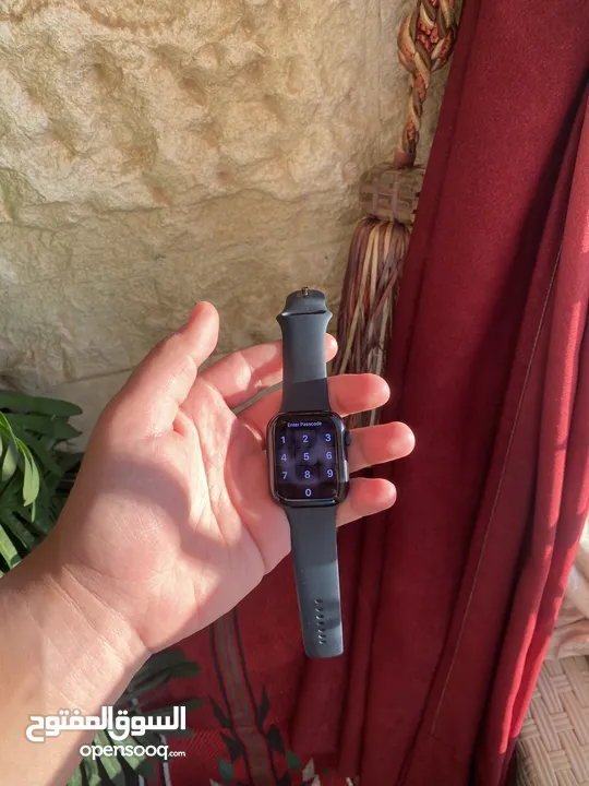 ابل واتش لون أسود سيرس 7 قياس 45 Apple Watch Black Edition Series 7 45mm