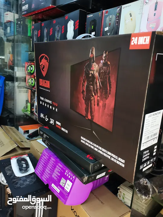 عروض نار  عنا غيـــر جديد كفاله عام Dragon 24 INCH 165HZ 1MS IPS