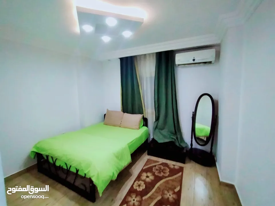 شقة فاخرة للايجار مفروش  بارقي منطقة بالمهندسين  شارع احمد عرابي