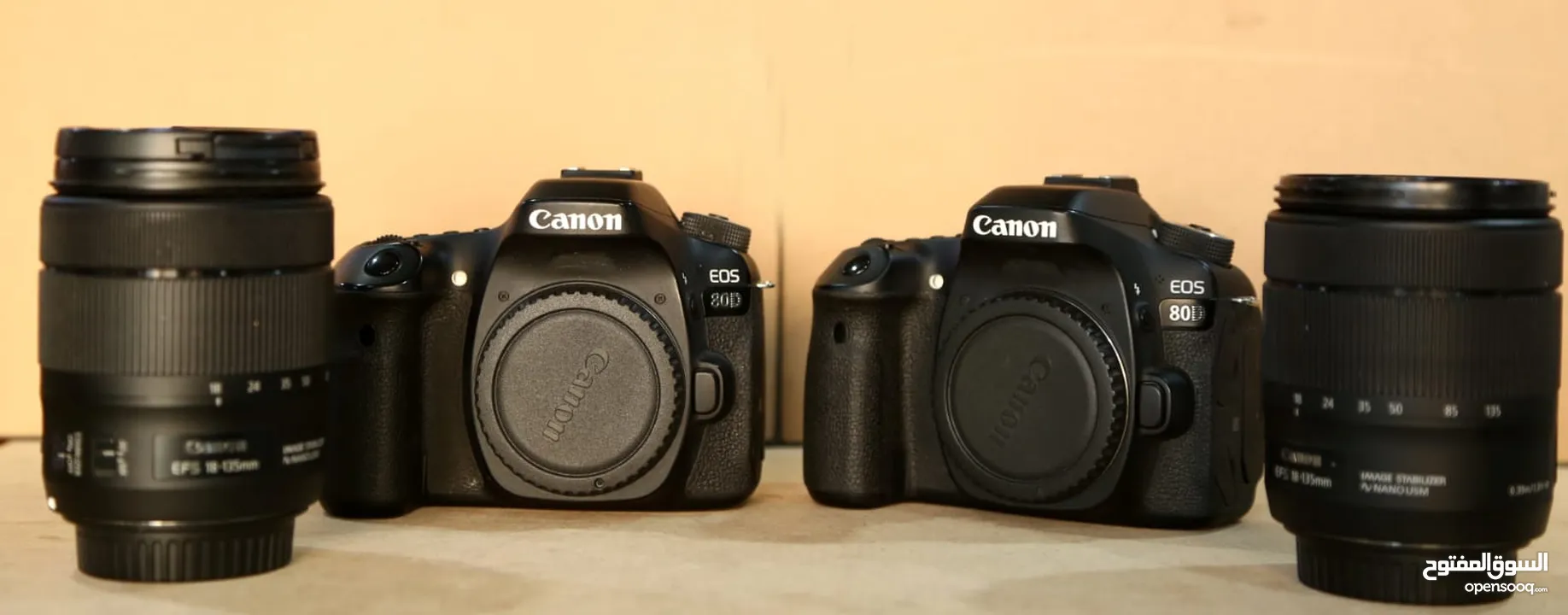 متوفر كاميرات وعدسات   كانون 80d  750d  1200d 4000d