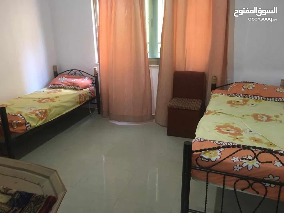 شقة مفروشة غرفتين وصالة وبرندا ومنافه