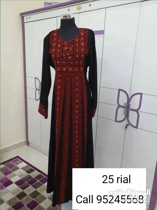 فساتين أردنية تراثية : ملابس فساتين فساتين طويلة : الباطنة صحار (223227056)