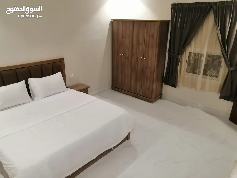 للايجار الشهري شقة غرفة و صالة مفروشة بحي الخليج الرياض