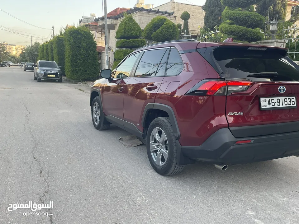 تويوتا راف فور 2024 فحص كامل مرفق بالصور جمرك جديد لون خمري مميز داخليه أوف وايت كاش وأقساط