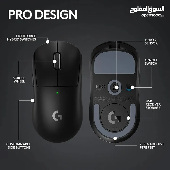 LOGITECH G PRO 2 SUPERLIGHT 2 LIGHTSPEED 80G