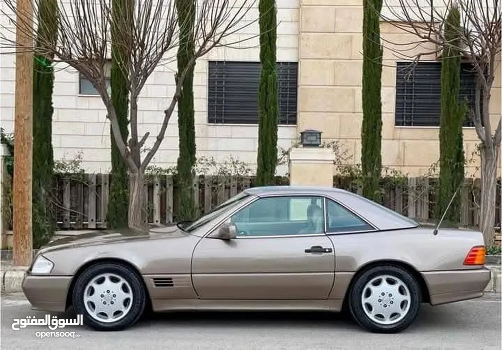 للبيع مرسيدس SL 500 موديل 1991  السيارة بحاله الوكالة لا تحتاج لاي شي