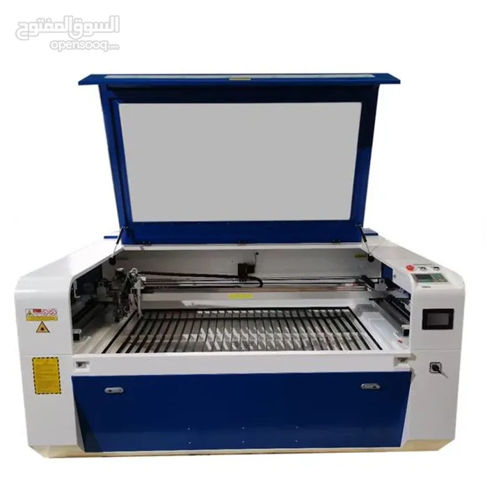 ماكينة ليزر سي ان سي للبيع بحالة الوكالة  laser machine cnc for sale 150w مساحة عمل 130*90 work spac