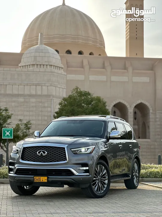 إنفينيتي QX80 2019  فول مواصفات بنظافة مميزة