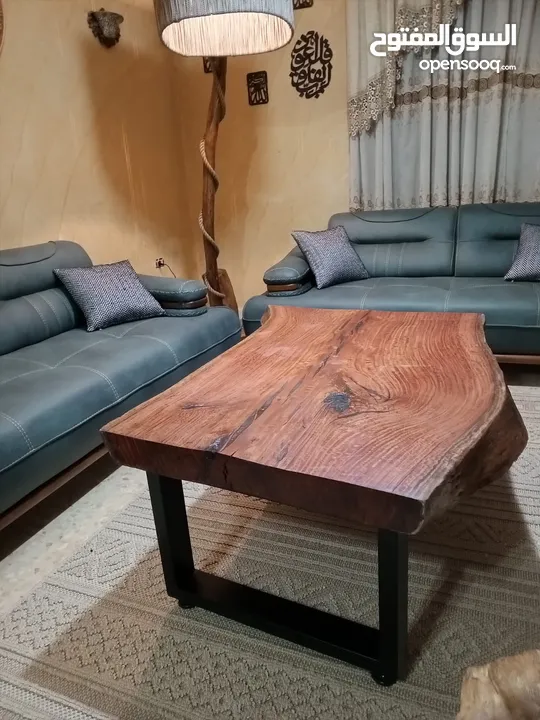 مشغولات خشبية يدوية (ترابيزات..تيبل لامب).... hand made
