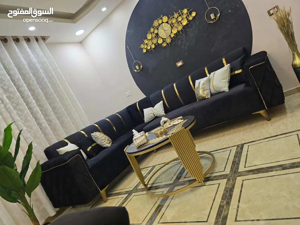 طقم كورنر اسود 9 مقاعد