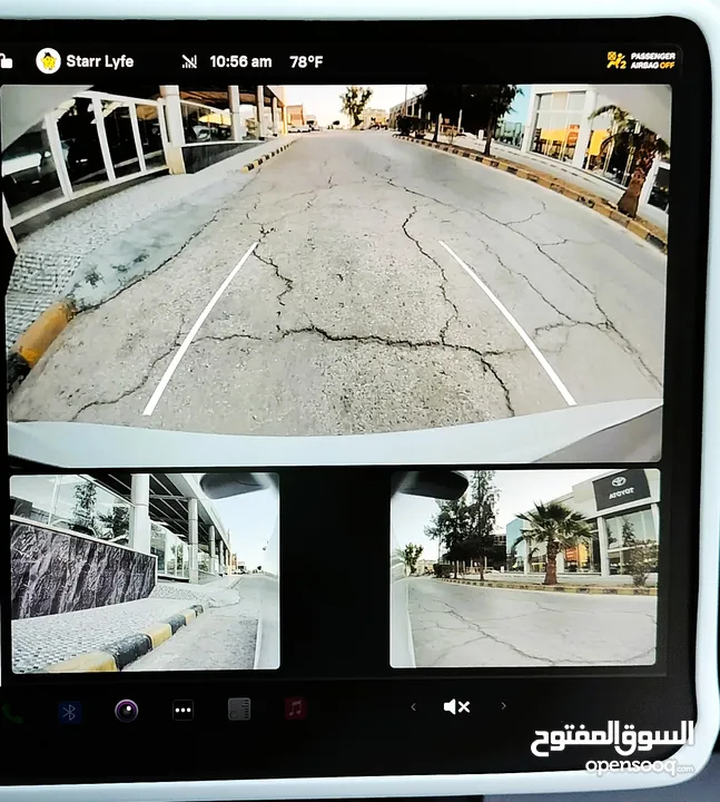 تيسلا 2021 فحص كامل 7 جــيــد بدون ملاحظات غرفة جلد ابيض جنط19 لون مميز بحالة الوكالة حره بسعر لقطة