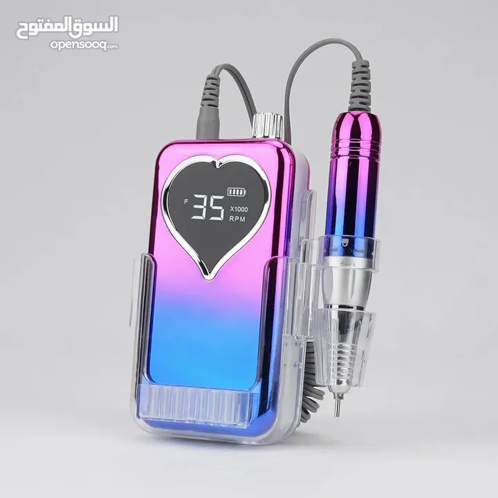 مبرد اظافر احترافي. لصالونات التجميل والمنزل يعمل بالشحن