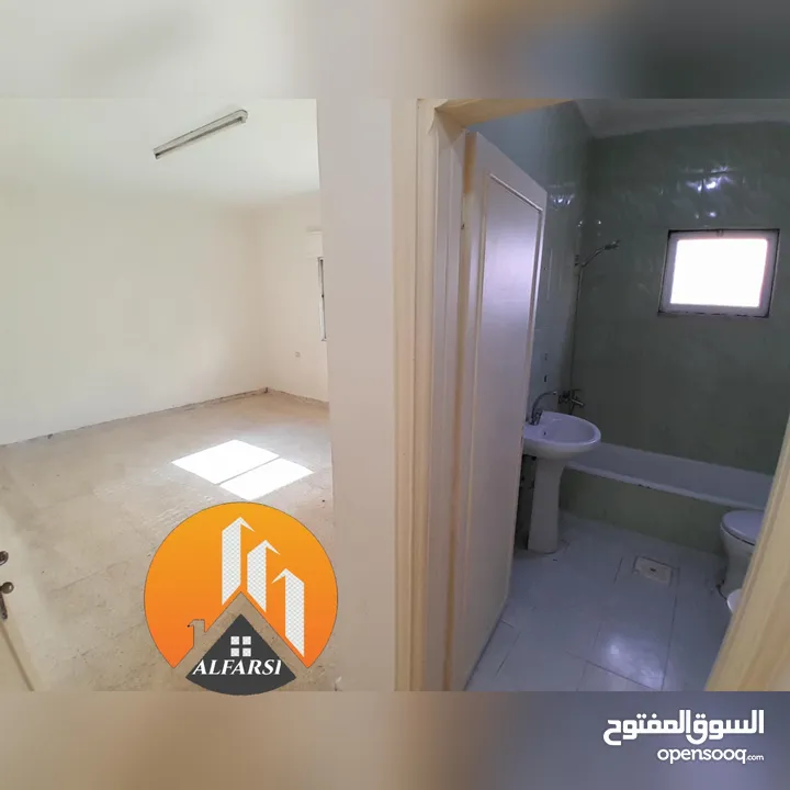 شقة طابق اول مع بلكونة ومصعد للإيجار في افضل وارقى المواقع في ضاحية الاقصى واسعة