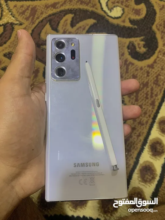 هاتف جالاكسي نوت 20 الترا 5G بحاله ممتازه جدا