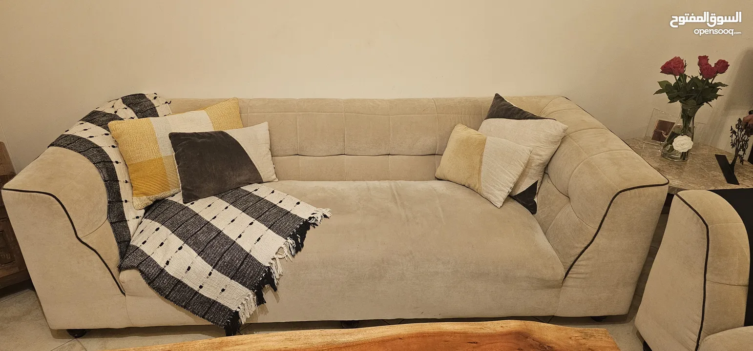 Two sofa beige