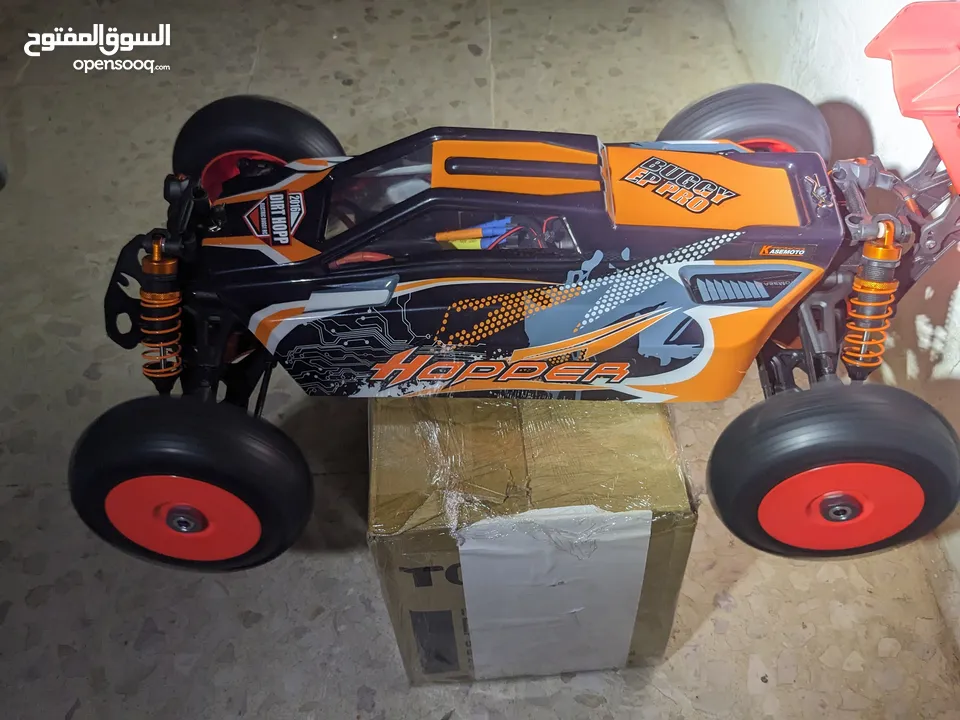 سياره RC 4x4 ماركه كاسيموتو kasemoto جديده  cacapibality 6S lipo battery مع قطع غيار كامله