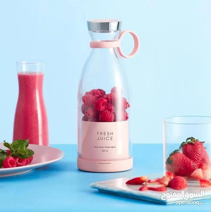 خلاط النوادي والرحلات مدخل شحن  يعني لا تهتم بالشحن  4شفرات ستانلس غير قابلة للصدأ قابل للفك بسهولة