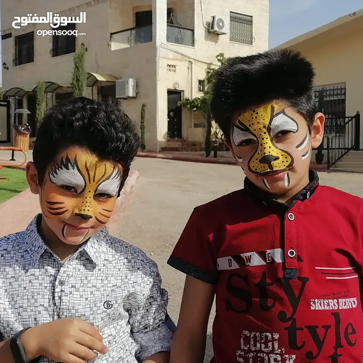 رسم على الوجه للأطفال بطريقة إحترافية