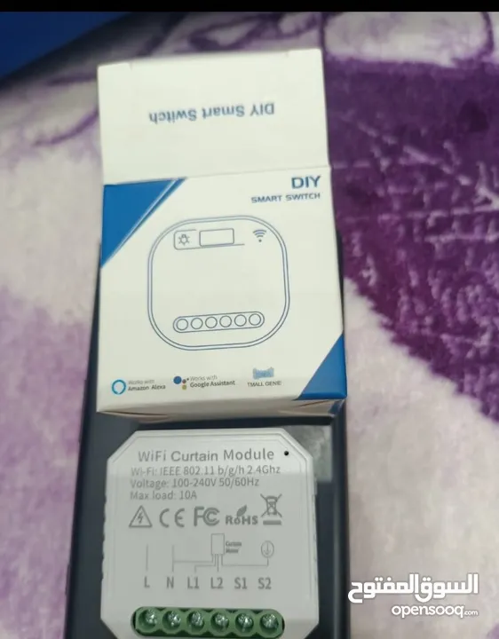 اسم المنتج: WiFi + RF433 Curtain Switch – مفتاح ستائر ذكي   المواصفات الفنية:  الجهد الكهربائي: 100–