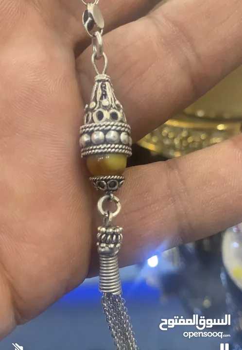 ميدليةًً فضة ايطالي 925للسيارة