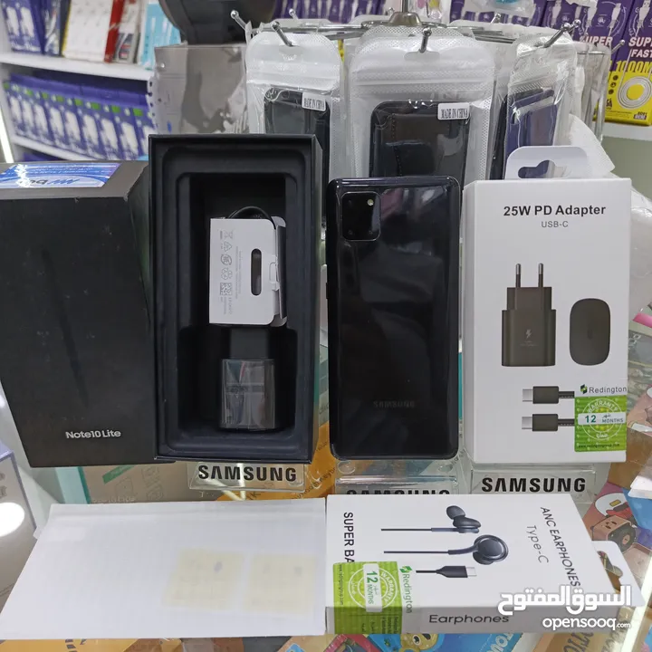 16ram 128g عربي شرق اوسط Samsang not 10lite مع إلكرتونه وكامل اغراضه الأصلية