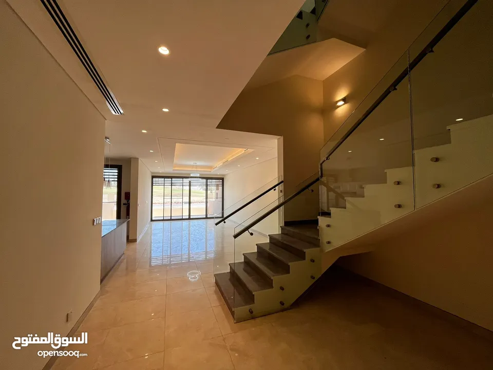 4 + 1 BR Brand New Townhouse with Rooftop Pool in Muscat Hills