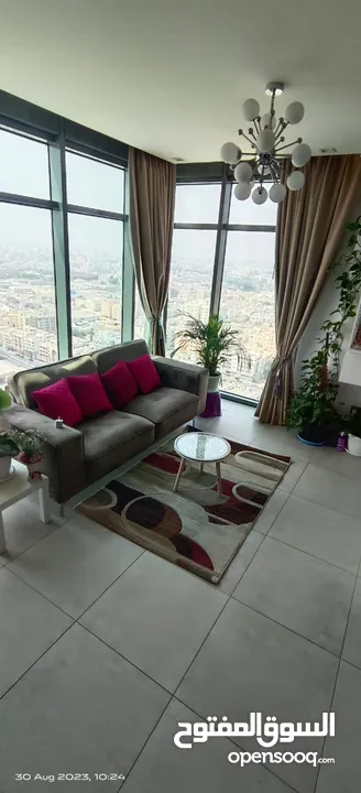 Fully furnished 1BHK apartment for sale in 30th floor