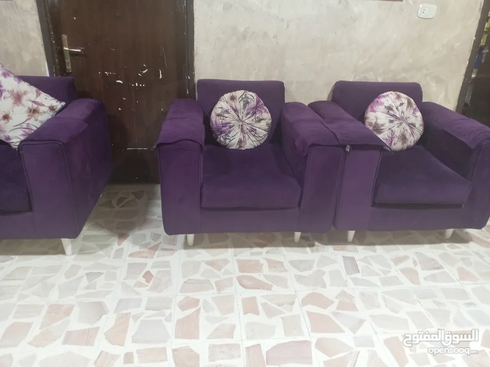 طقم كورنر 7 مقاعد بحاله جديد