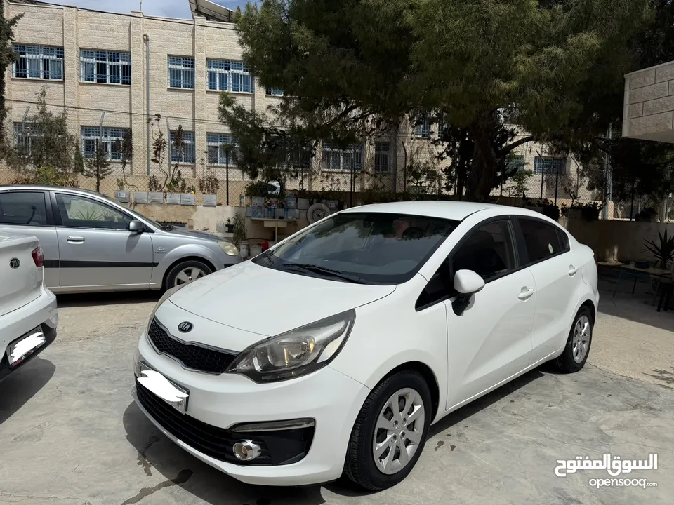 كيا برايد / ريو بحالة الشركة لسا بالنايلون عداد فقط 40 الف