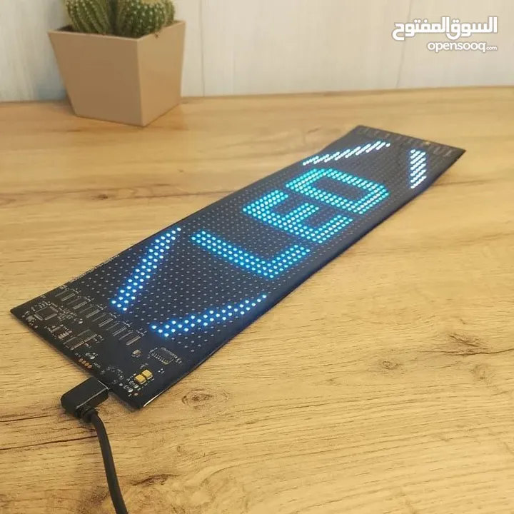 LED Flexible Screen إضاءة LED عيون شريرة للسيارة تحكم ذكي وألوان متعددة مرنة ومقاومة لكل الظروف